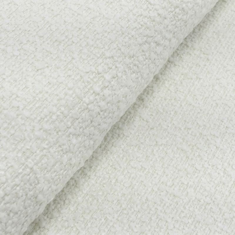 Coupon 3m Tissu Bouclette Raisa Blanc