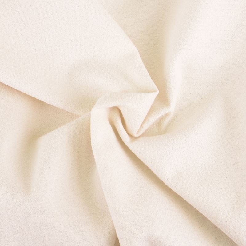 Coupon 3m Tissu Frisette Ivoire