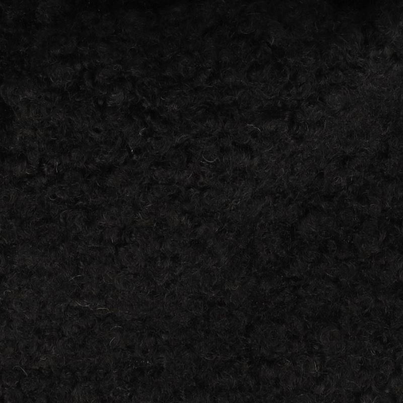 Coupon 3m Tissu Bouclette Maxi Noir 