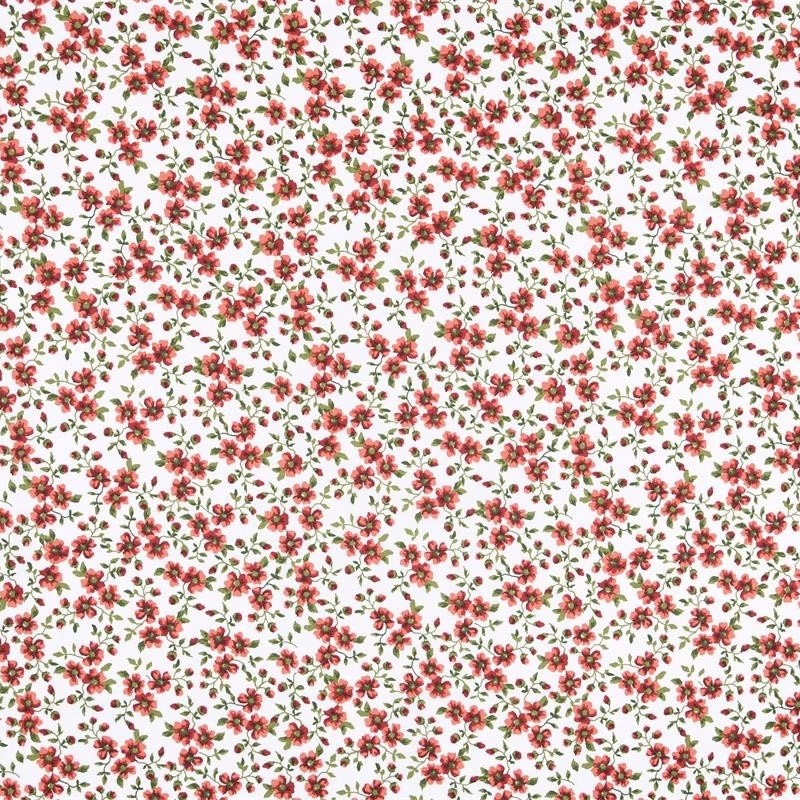Coupon 3m Tissu Enduit Jenna Rouge