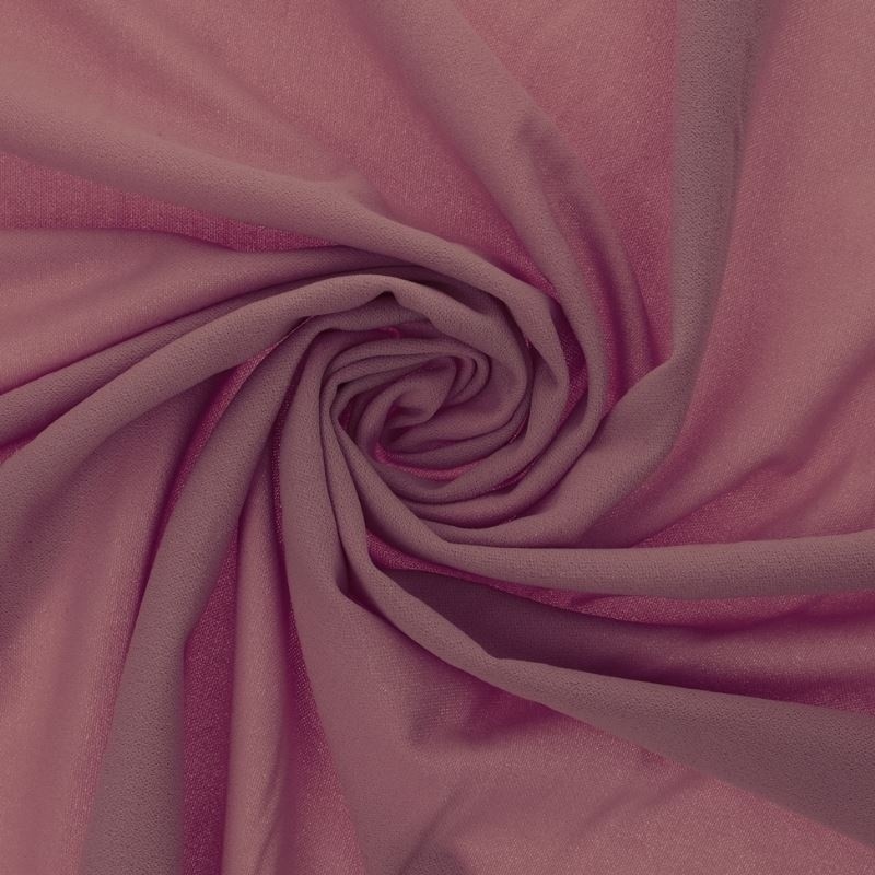Coupon 3m Tissu Scuba Crepe Uni Lilas
