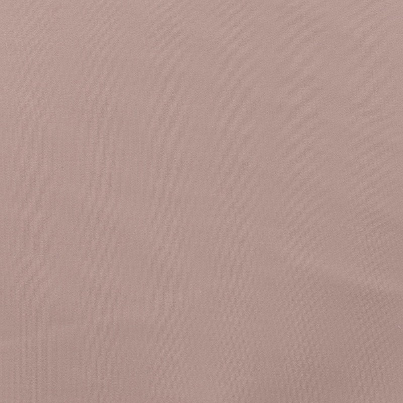 Coupon 3m Tissu Sweat Sylvino Brossé Vieux Rose 