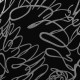 Coupon 3m Tissu Milano Impression Lurex Frida Argent 