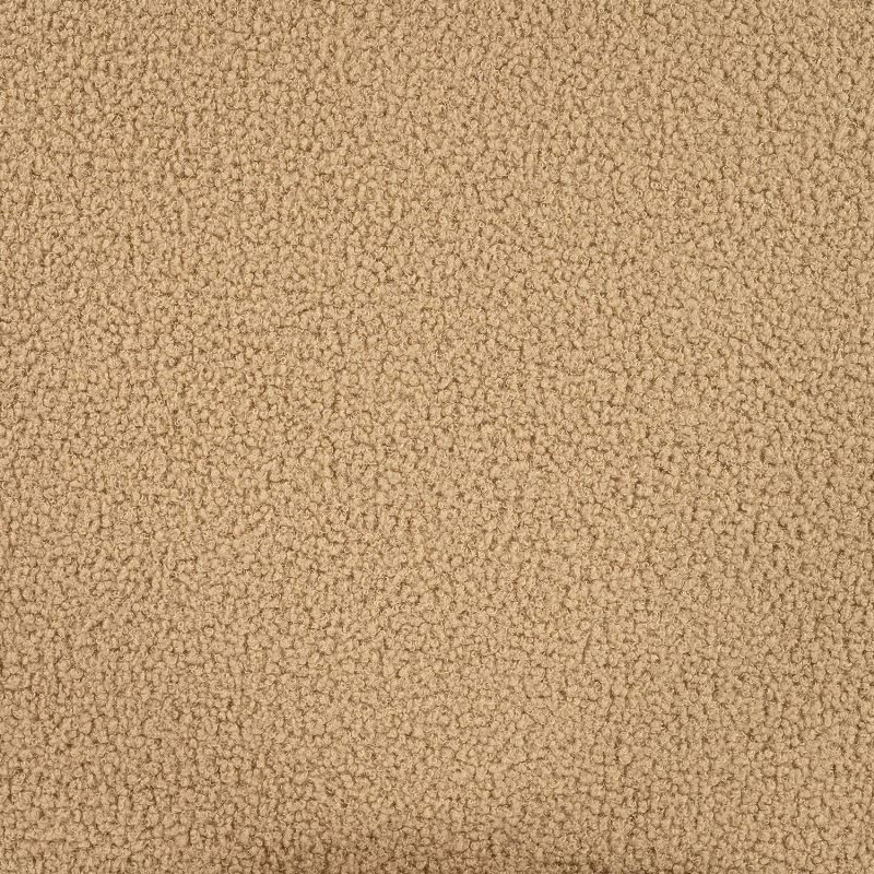Coupon 3m Tissu Bouclette Teddy Uni Sable
