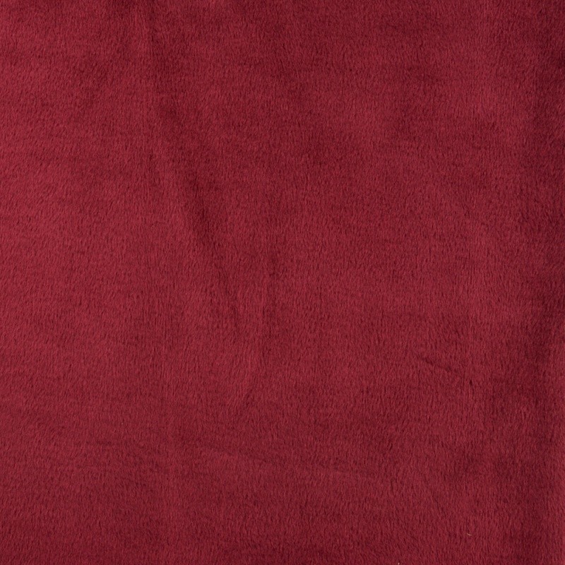 Coupon 3m Tissu Sweat Reversible Uni Bordeaux