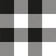 Coupon 3m Tissu Polaire Microfibre Carreaux Noir