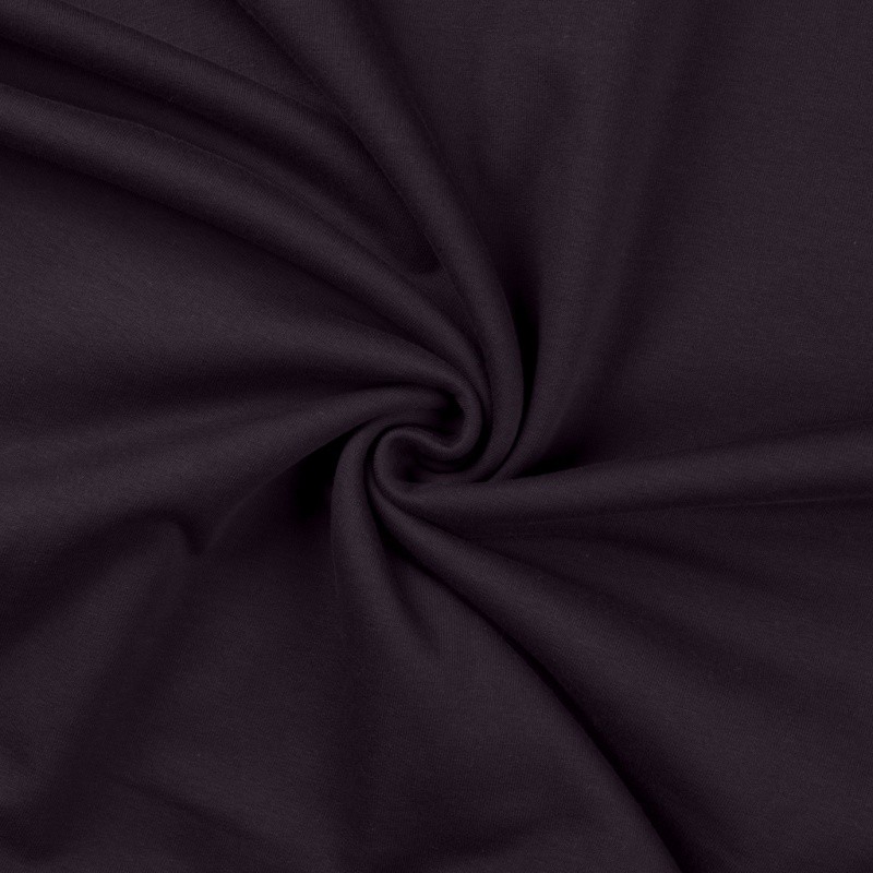 Coupon 3m Tissu Sweat French Terry Anthracite 